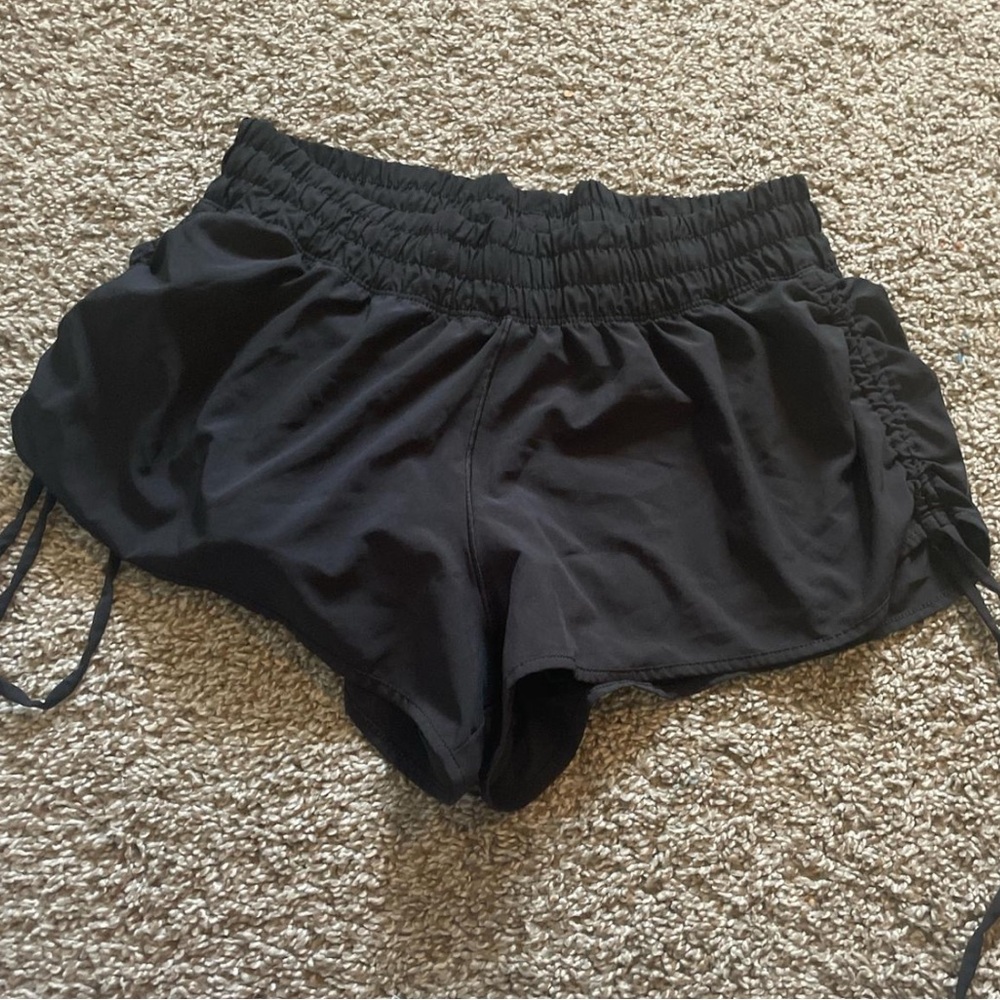 Women's Black Athletic Shorts